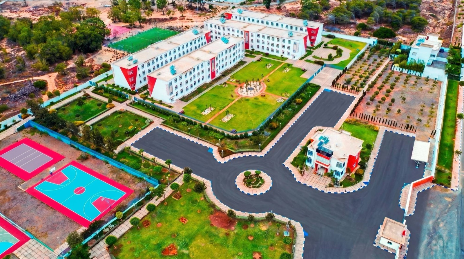 Safi University Residence, structural works