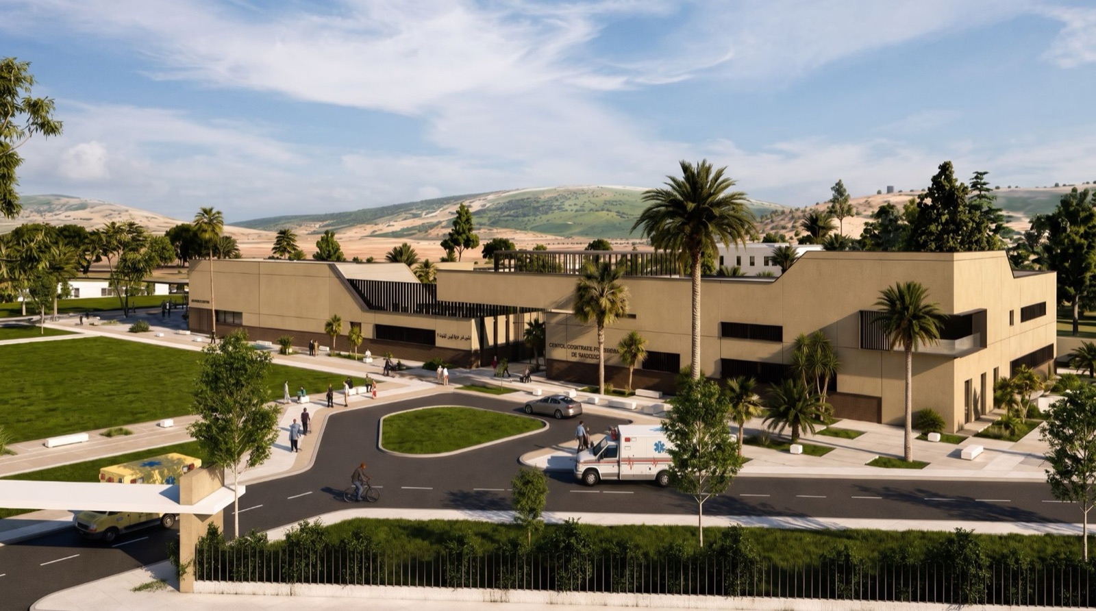 Taounate Provincial Hospital, structural works
